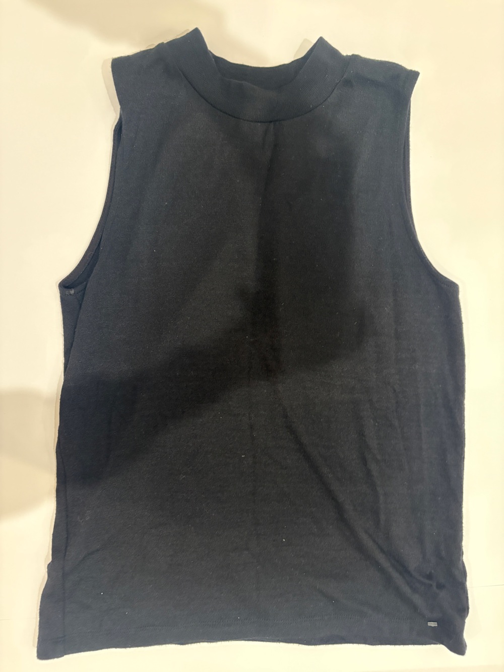 rag & bone Black Sleeveless Mock Neck Mini Dress